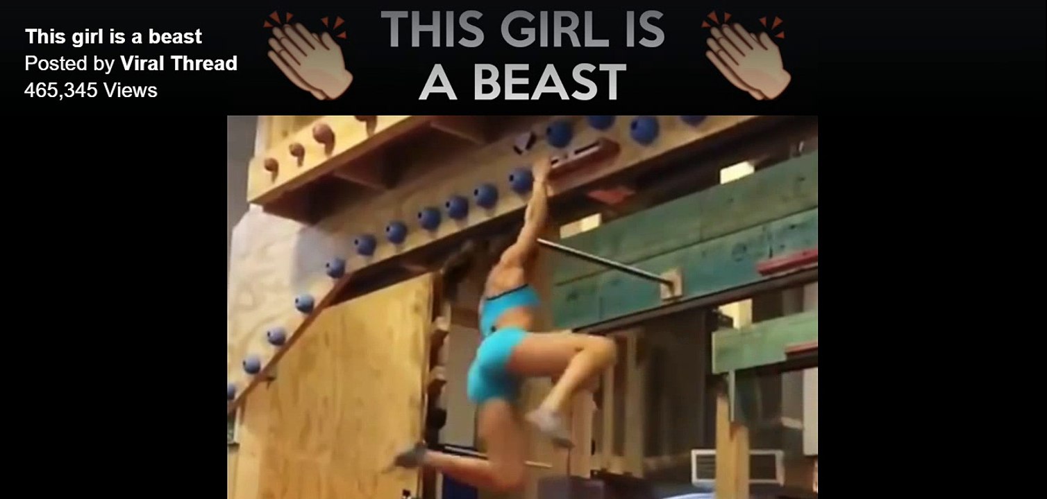 This girl is a beast