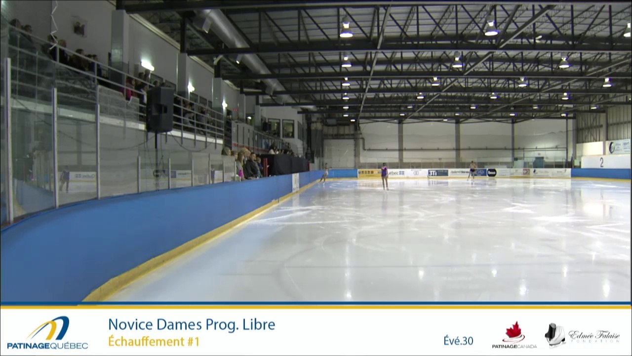 Championnats "A" de la section Québec 2017 - Glace 2, Novice Dames prog. libre