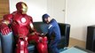 Iron Man and Captain America go Crazy over Cookies! In Real Life Superhero Battle!