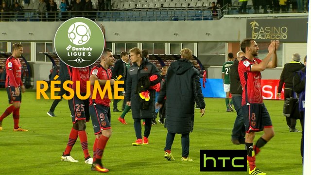 Gazélec FC Ajaccio - Red Star FC (2-1) - Résumé - (GFCA-RED) / 2016-17