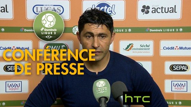 Conférence de presse Stade Lavallois - Havre AC (0-2) : Denis ZANKO (LAVAL) - Oswald TANCHOT (HAC) - 2016/2017