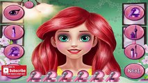 Mermaid Princess Ariel Glossy Makeup and Fashion Dress Up - Full Disney Princess Game Episode