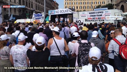 Il racconto di un andriese a Roma contro la direttiva dell'Unione Europea "Bolkestein"