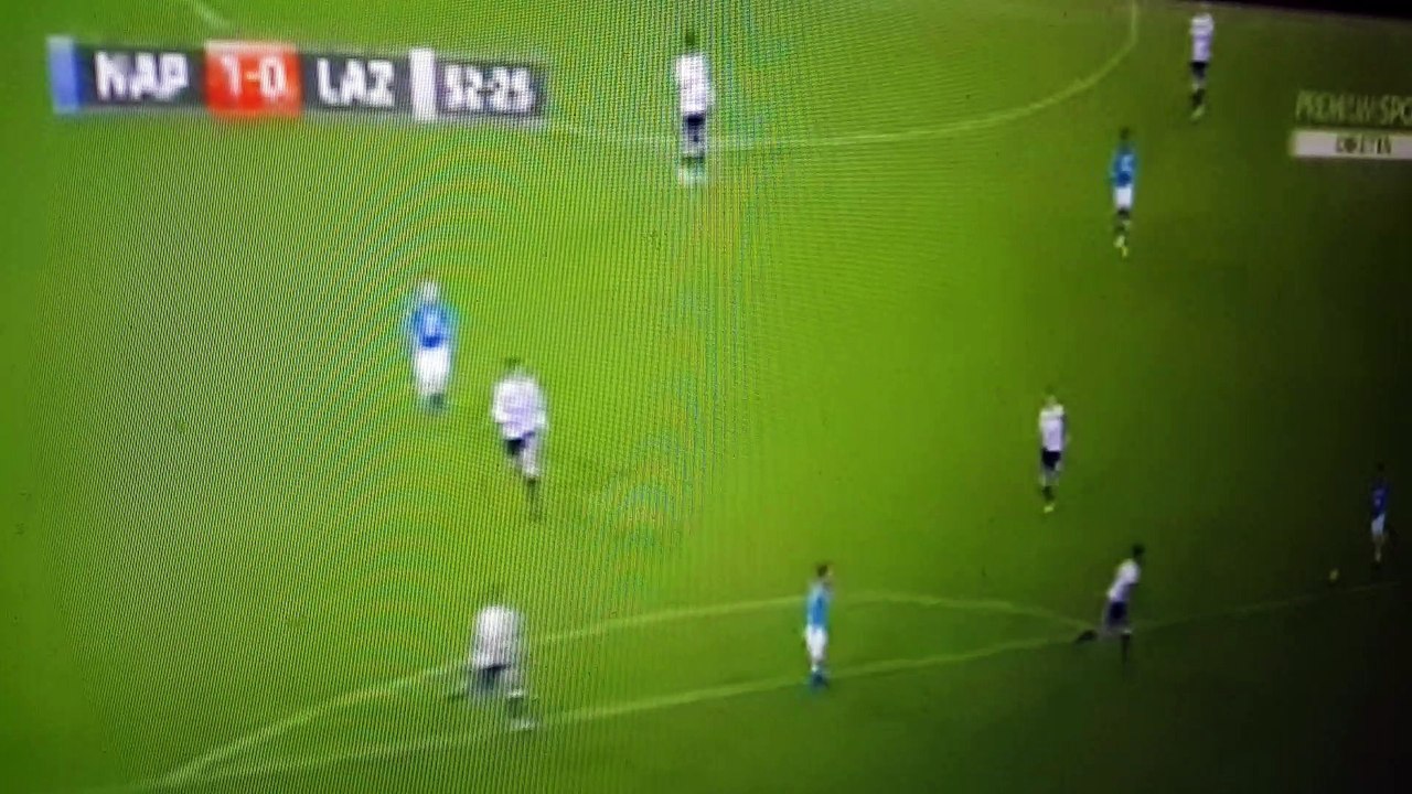 Napoli Vs Lazio 1-1 Hamsik Goal Auriemma hd