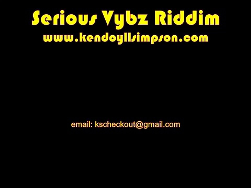Serious Vybz Riddim - reggae instrumental music - www.kendoyllsimpson.com