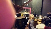 2 Year Old Talented Kid Plays Drum