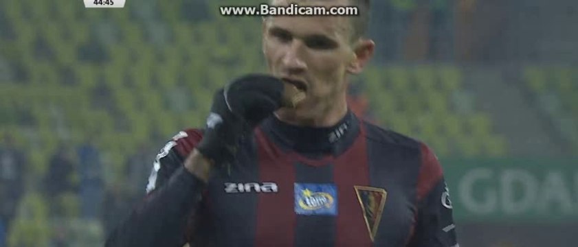 Lechia Gdansk 1-1 Pogon Szczecin penalty Fraczczak HD 05/11/2016