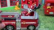 Paw Patrol, Mickey Mouse Clubhouse, and Peppa Pig Comparison of Fire Truck Toys Video