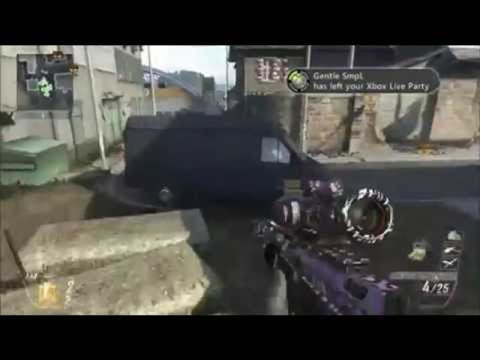 Sick Throwing Knife Trickshot! First Blood!