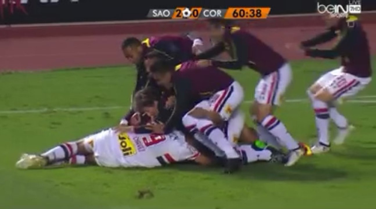 David Neres Golazoooooooooo , Goal - Sao Paulo Futebol Clube 2-0 Paulista Corinthians - (05/11/2016)