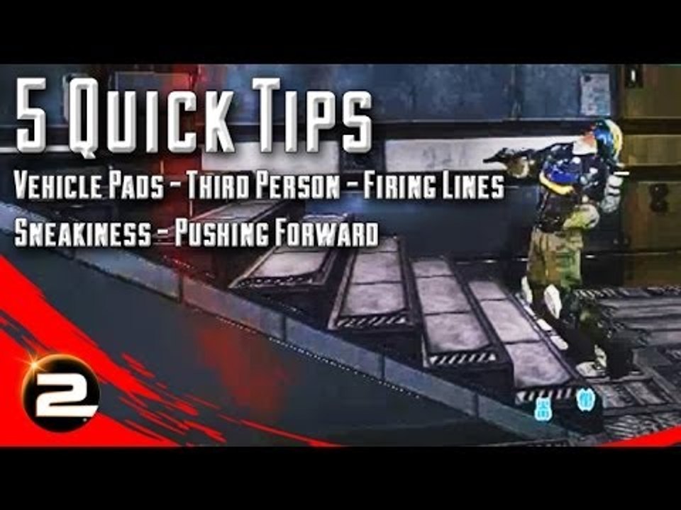 5 Quick Tips - Vehicle Pads, Pushing, and More! (PlanetSide 2 Gameplay)