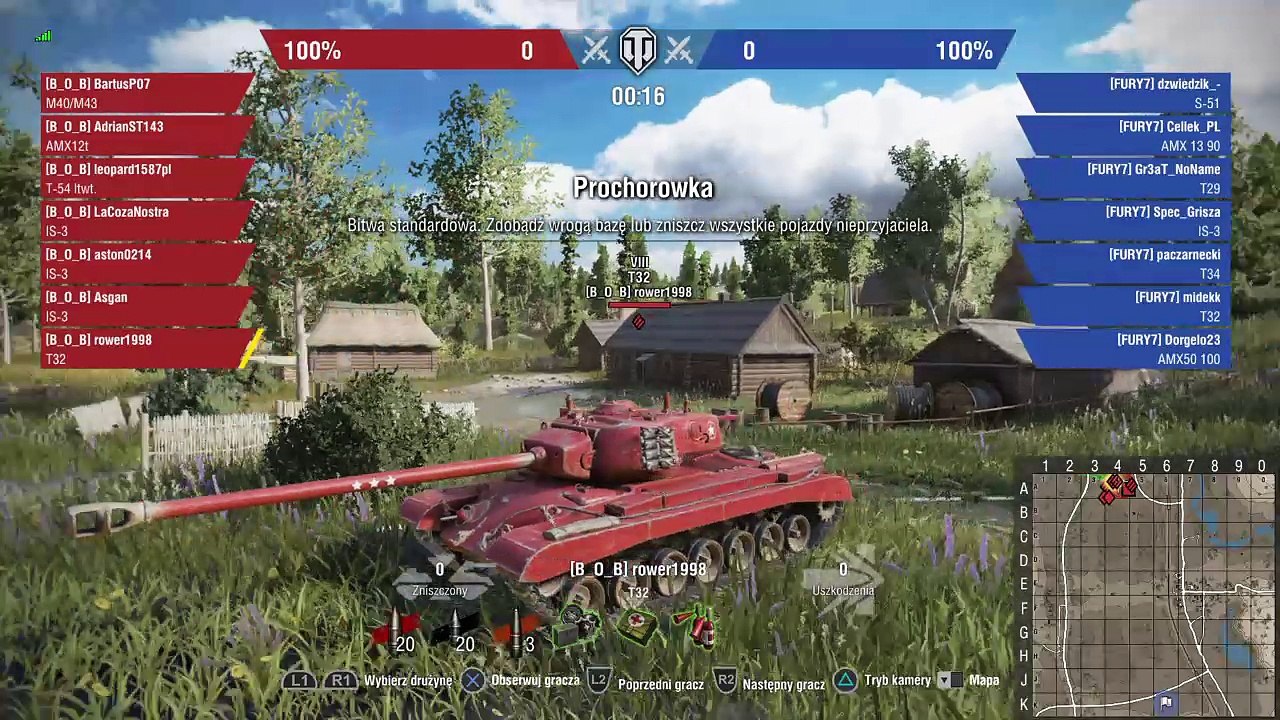 CGC WL - B_O_B vs FURY7 - Runda 1 Prohorowka
