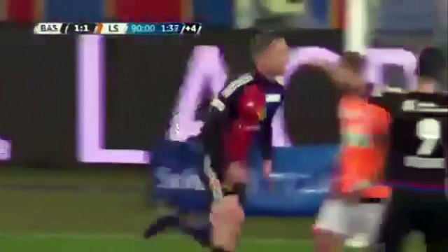 Marc Janko Goal - FC Basel vs FC Lausanne 2-1 Swiss Super League 05-11-2016 (HD)