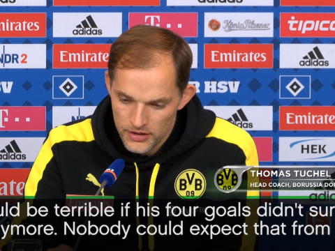Tuchel praise for four-goal Aubameyang