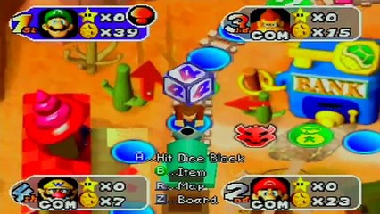 Mario Party 2 - Gameplay Walkthrough - Part 1 - Western Land (1/2)
