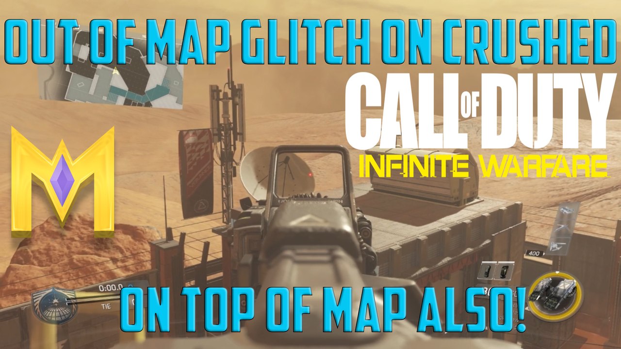 CoD iW Glitches - NEW Crushed Out Of Map "On Top Of Building"  (Infinite Warfare Glitches)