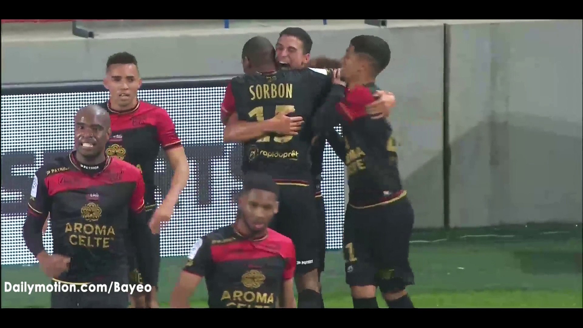 Nill De Pauw Goal HD - Dijon 3-3 Guingamp - 05-11-2016