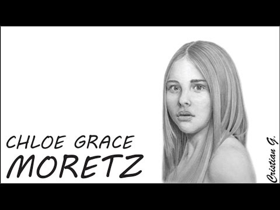 Como dibujar a CHLOE GRACE MORETZ