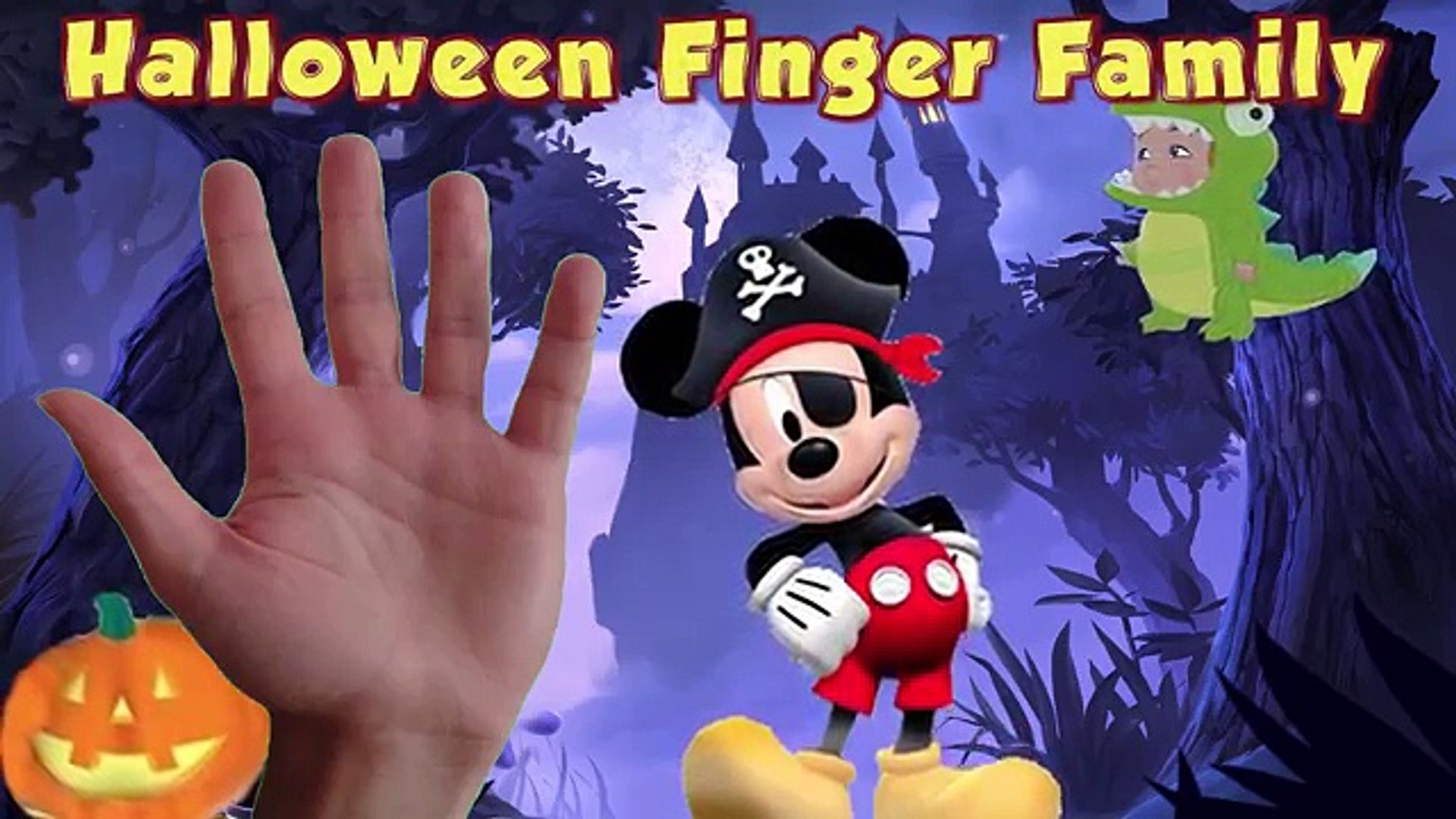 Finger Family Special Halloween Song - Mickey Mouse Clubhouse, Jake and  Neverland Pirates - Vidéo Dailymotion