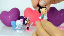 Minnie mouse Play doh Peppa pig Kinder Surprise eggs Hello kitty Disney Toys Smurfs Egg