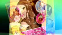 Disney Princess Belle Fairy Tale Carry Case with Lumiere Cogsworth Mrs Potts Chip Funtoyscollector part1