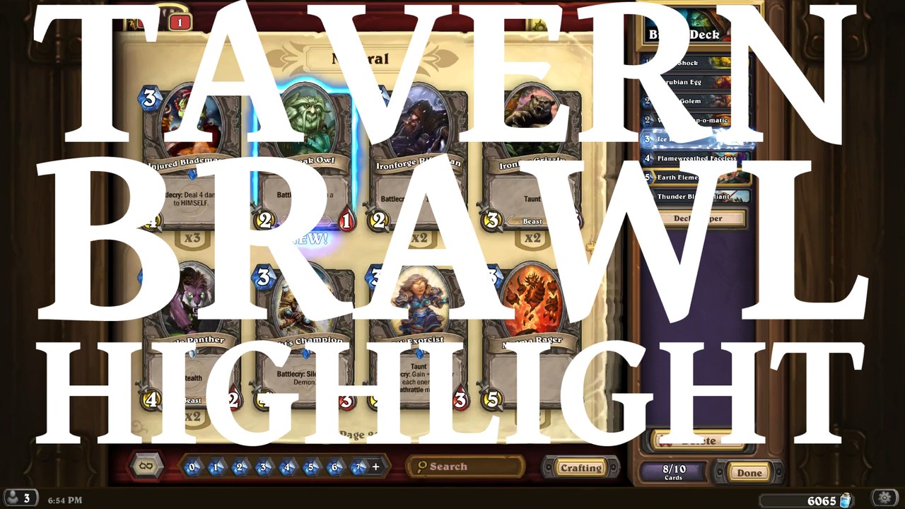 Hearthstone Tavern Brawl, a highlight Episode 30 : Yellow-Brick Brawl