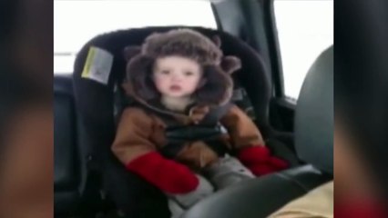 Dad Gives Tired Son Permission to Sleep