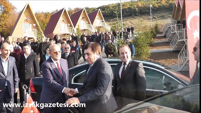 İznik Bungalov Evlerin Açılışını Bakan Müezzinoğlu Yaptı...
