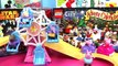 Surprise Toys with Peppa Pig Roller Coaster Racing George and Daddy Pig in Advent Calendar Day 18
