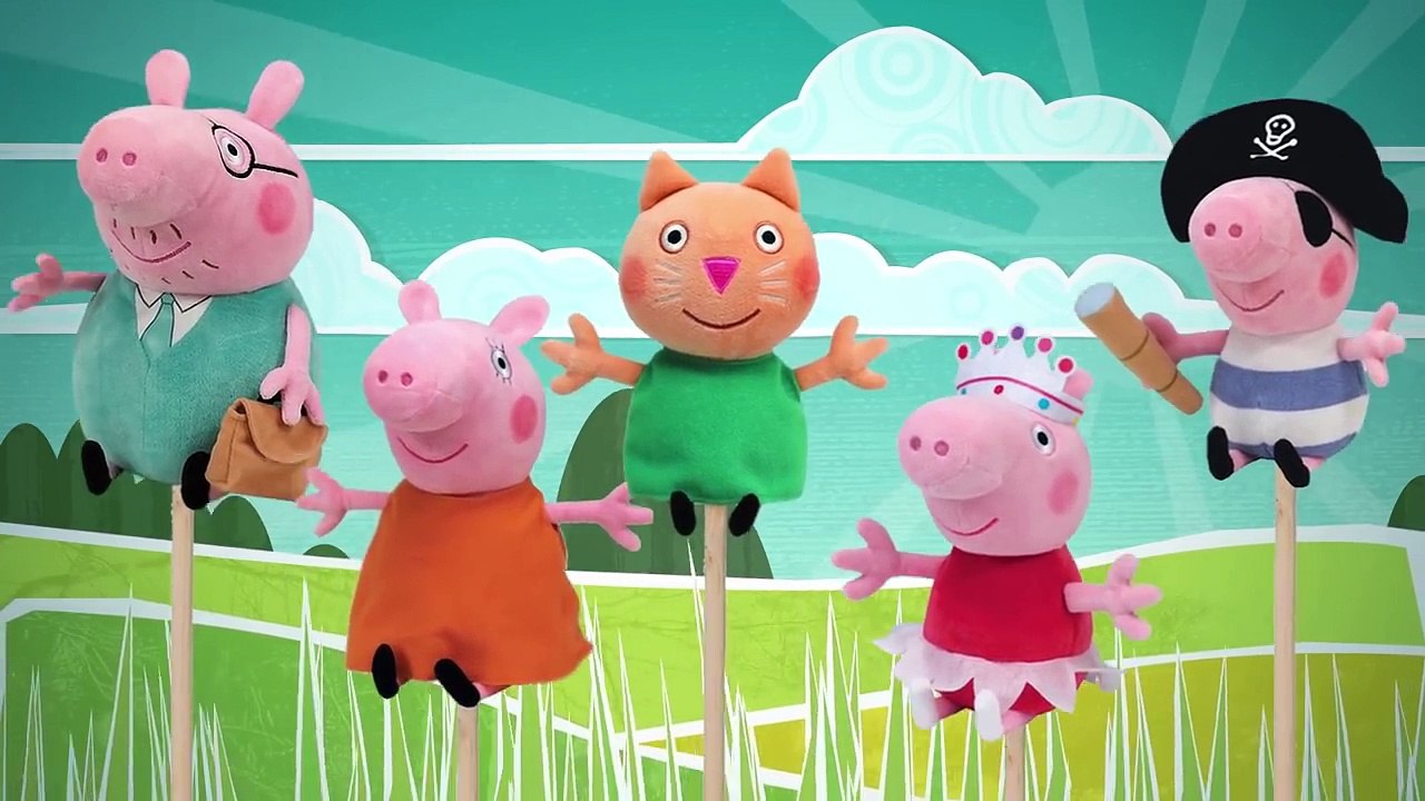 Peppa Pig Finger Family Song ★ Peppa Pig Toys Daddy Finger ★ Ty Beanie Babies Nursery Rhyme