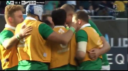 L'Irlande passe cinq essais aux All Blacks pour une victoire historique