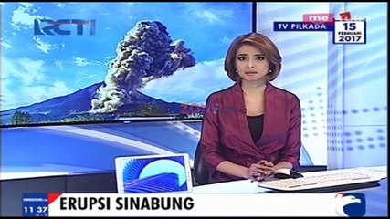 Gunung Sinabung Muntahkan Awan Panas Sejauh 700 Meter