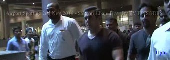 Airport Spotting 2nd Nov 2016 - Salman Khan, Urvashi Rautela