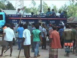 গাইবান্ধায় সুগার মিল শ্রমিক ও আদিবাসীদের মধ্যে সংঘর্ষ