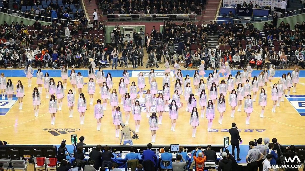 160110 프로듀스 101 (PRODUCE 101) - Pick Me @프로농구 올스타전 직캠-Fancam by -wA-