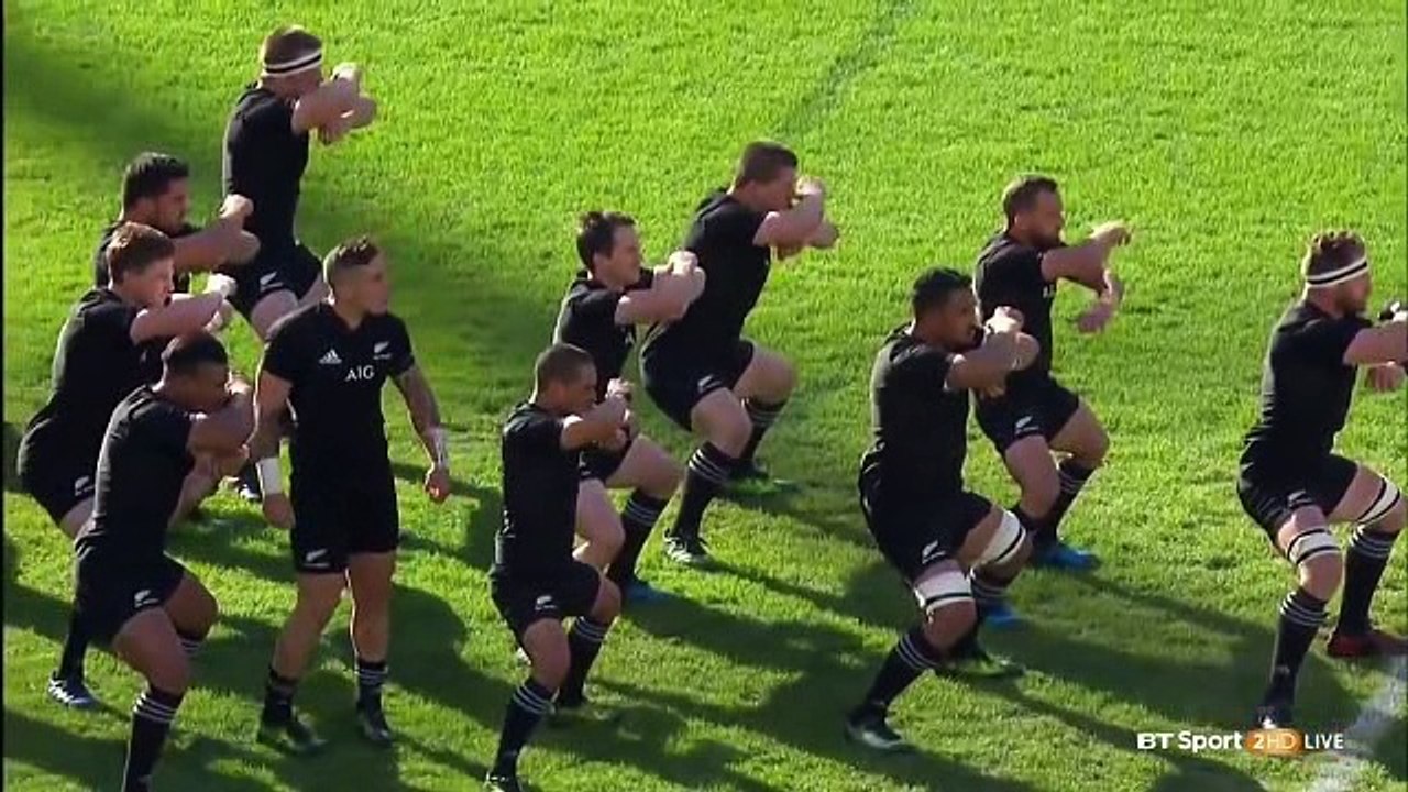 Les Irlandais rendent hommage à Anthony Foley pendant le haka des All Blacks Vidéo Dailymotion