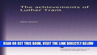 [READ] EBOOK The achievements of Luther Trant BEST COLLECTION