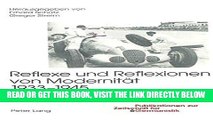 [FREE] EBOOK Reflexe und Reflexionen von ModernitÃ¤t 1933-1945 (Publikationen zur Zeitschrift fÃ¼r