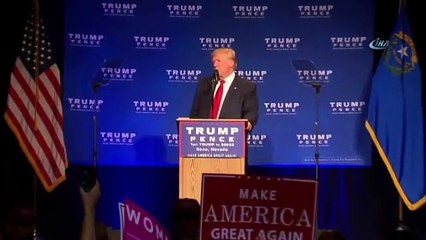 Donald Trump apar topar kaçırıldı