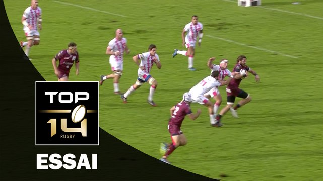 TOP 14 ‐ Essai Julien REY (UBB) – Bordeaux-Bègles-Paris – J10 – Saison 2016/2017