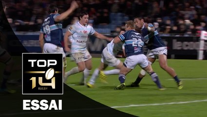 TOP 14 ‐ Essai Xavier CHAUVEAU (R92) – Racing 92-Montpellier – J10 – Saison 2016/2017