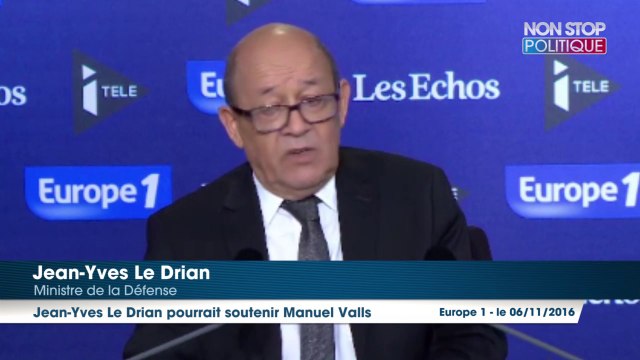 Présidentielle 2017 : Jean-Yves Le Drian estime que Manuel Valls est le mieux placé si François Hollande renonce