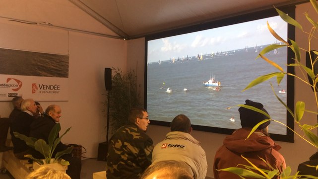 Départ du Vendée Globe à l'espace de La Roche