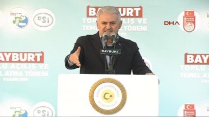 Bayburt Başbakan Binali Yıldırım Bayburt'ta Konuştu