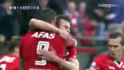 1-0 Wouter Weghorst Goal HD - AZ Alkmaar 1-0 Ajax 06.11.2016 HD