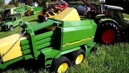 BRUDER TOYS GARDEN PARTY crane tractor truck trailer cement mixer excavator bagr