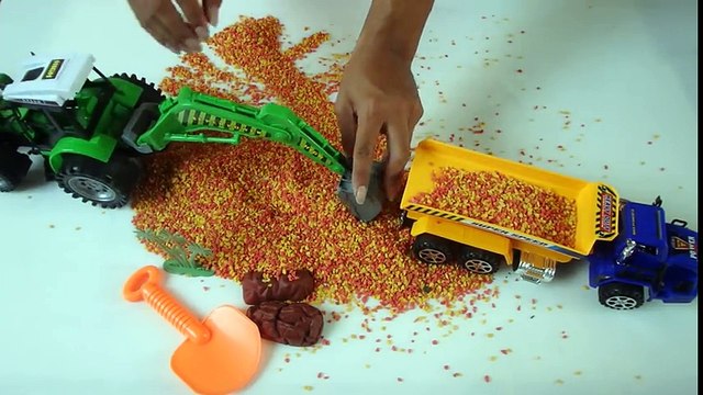 diggers at work for children , Videos for Children ,Toys excavator for kids