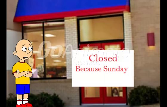 Doomguy kills Caillou for destroying Chuck E. Cheeses