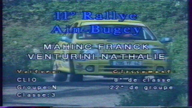 Rallye National Ain-Bugey COMATEL 2002 #1 Equipage Franck MAHINC - Nathalie Venturini [Rétro Rallye]