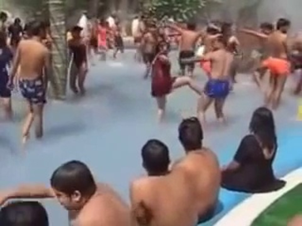 Indian Girls and Boys Dance on Beach